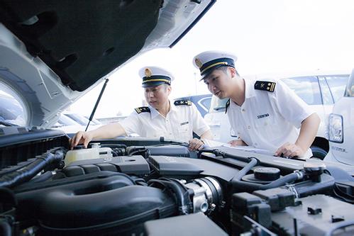 車輛暫時進出口進口前的工作是怎么做的？